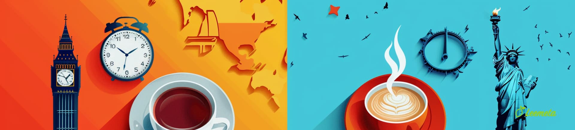 A fun comparison of British and American English spelling, words, and usage examples.